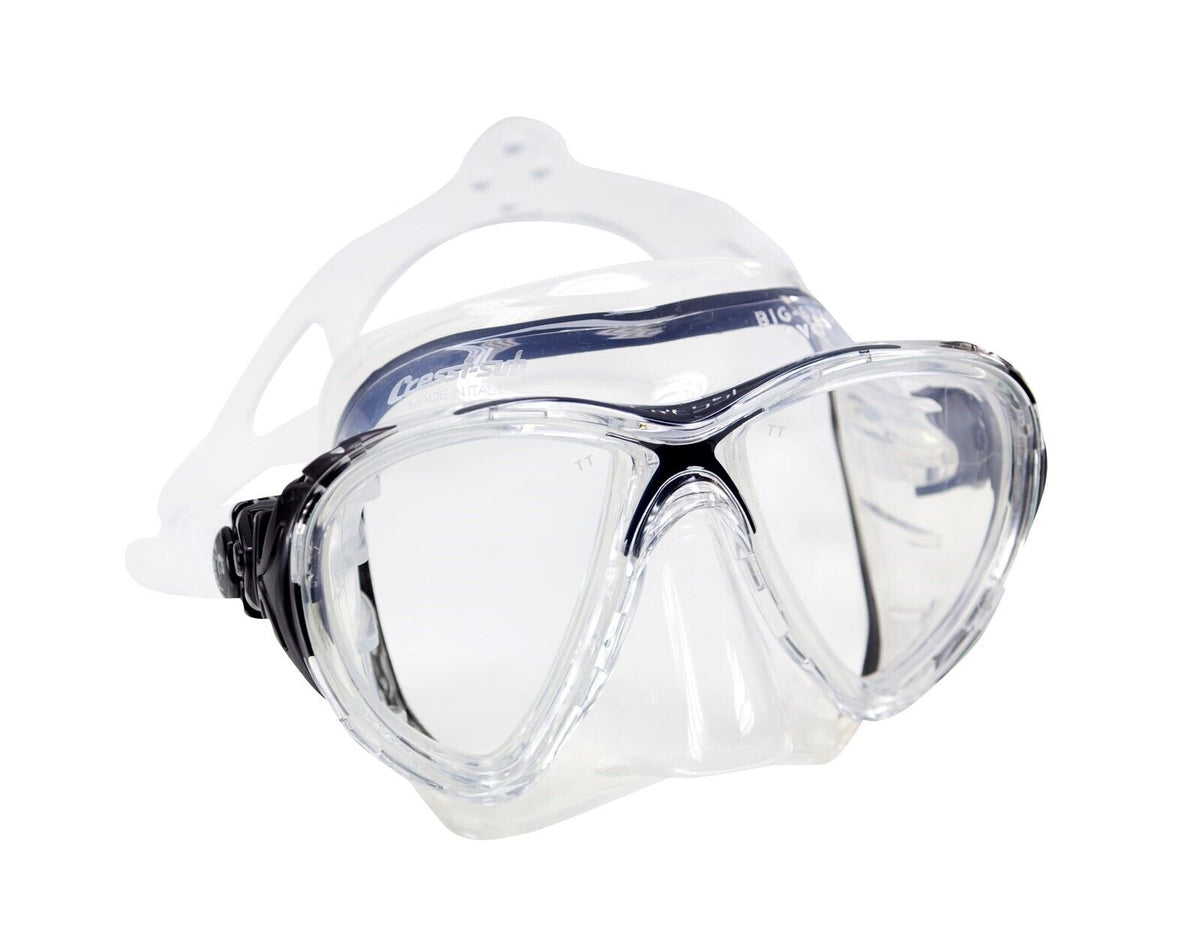 Cressi Big Eyes Evolution diving mask including prescription lenses