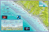 Franko's California Soft Laminated Fold-up Dive & Adventure Map