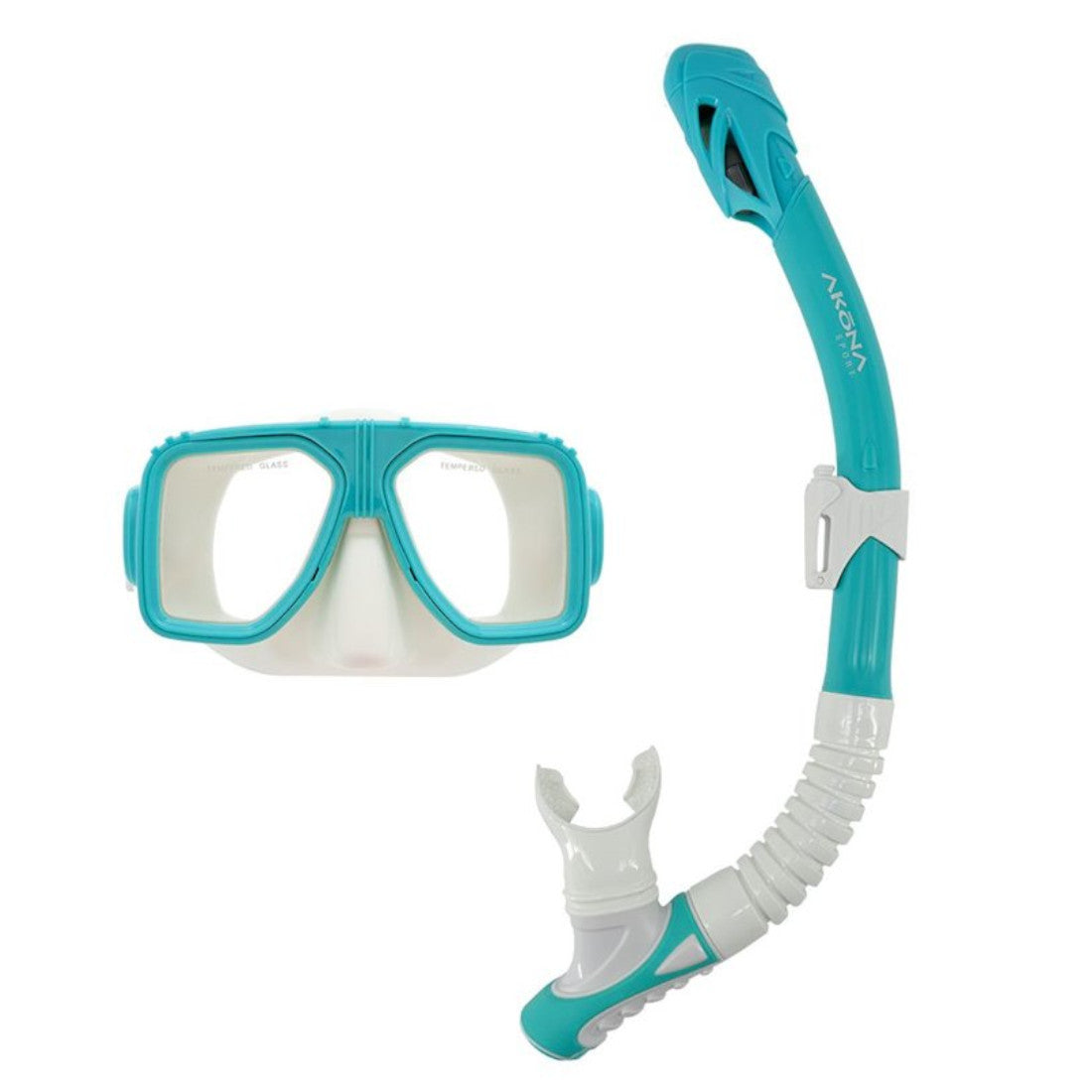 Akona Adult Mask and Snorkel Set Scuba Diving/Snorkeling Kit – House of ...