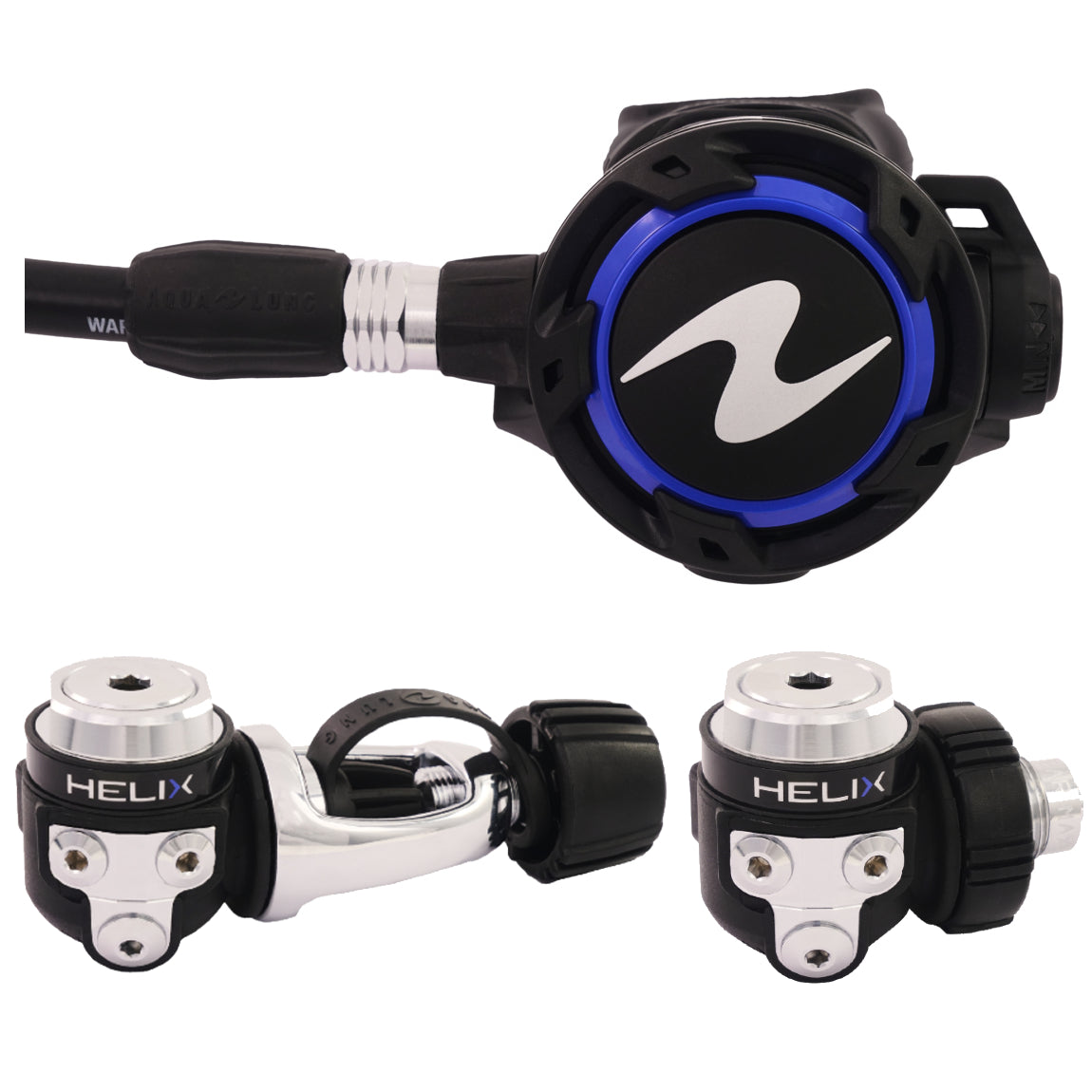 Aqua Lung Helix Regulator 1st and 2nd Stages – House of Scuba