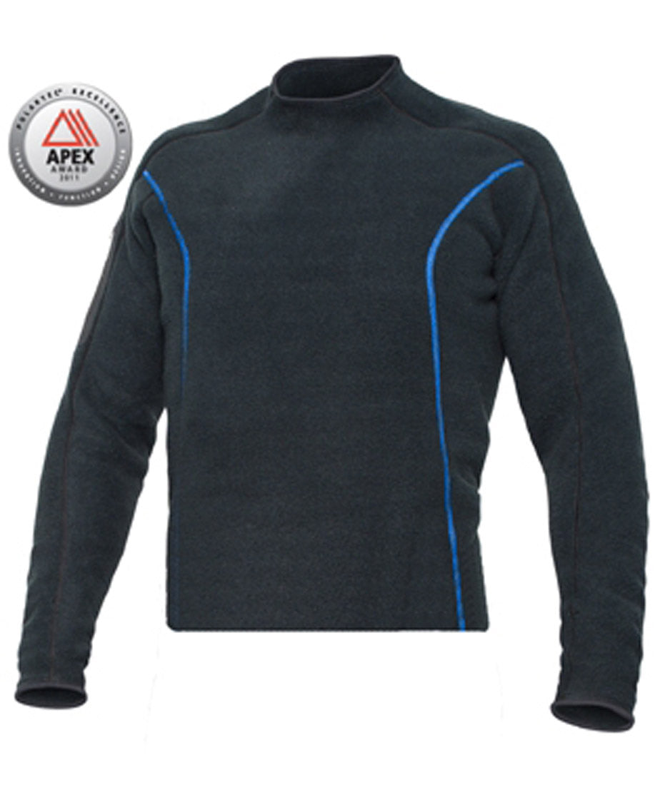 Bare SB System Men's Mid Layer Top Fleece Breathable and Compression  Resistant