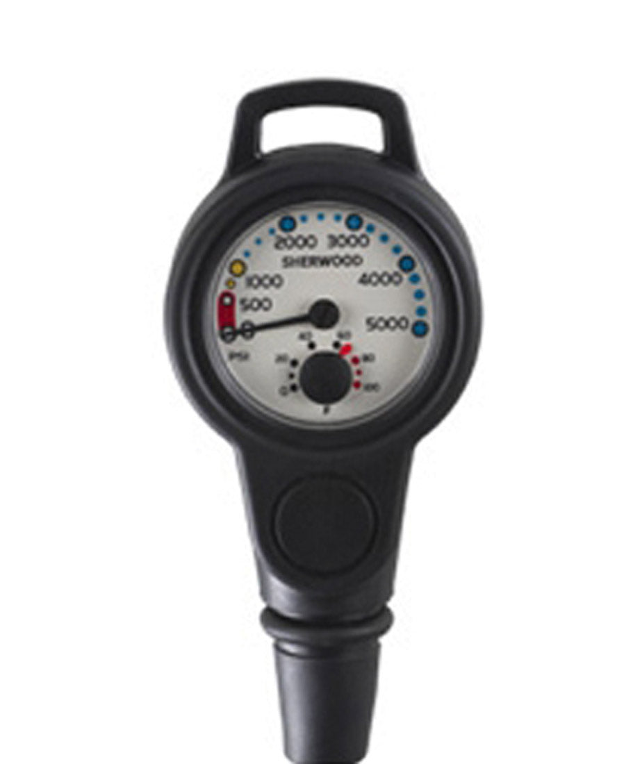 Sherwood 5000 PSI Pressure Gauge with Protective Boot PG060A – House of  Scuba