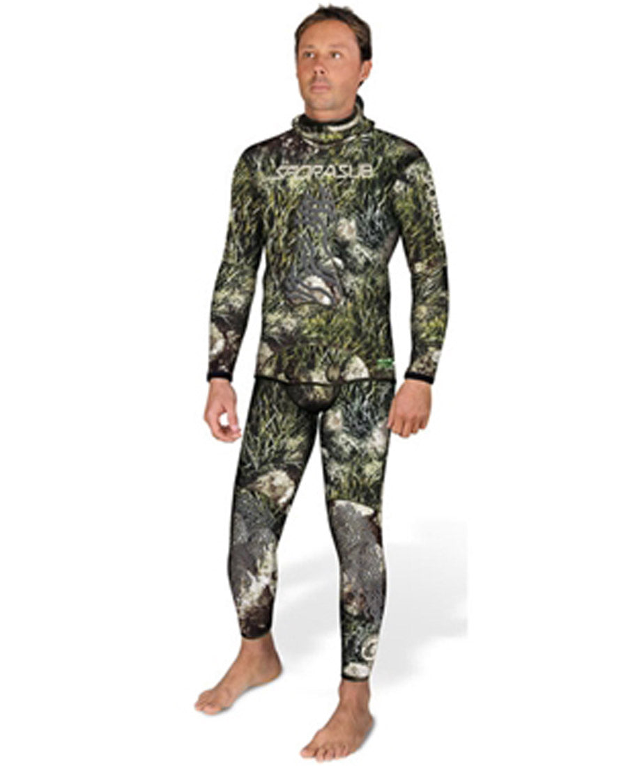 Camouflage Swimming Wetsuit Mens Set For Men 5mm Thickness, Ideal