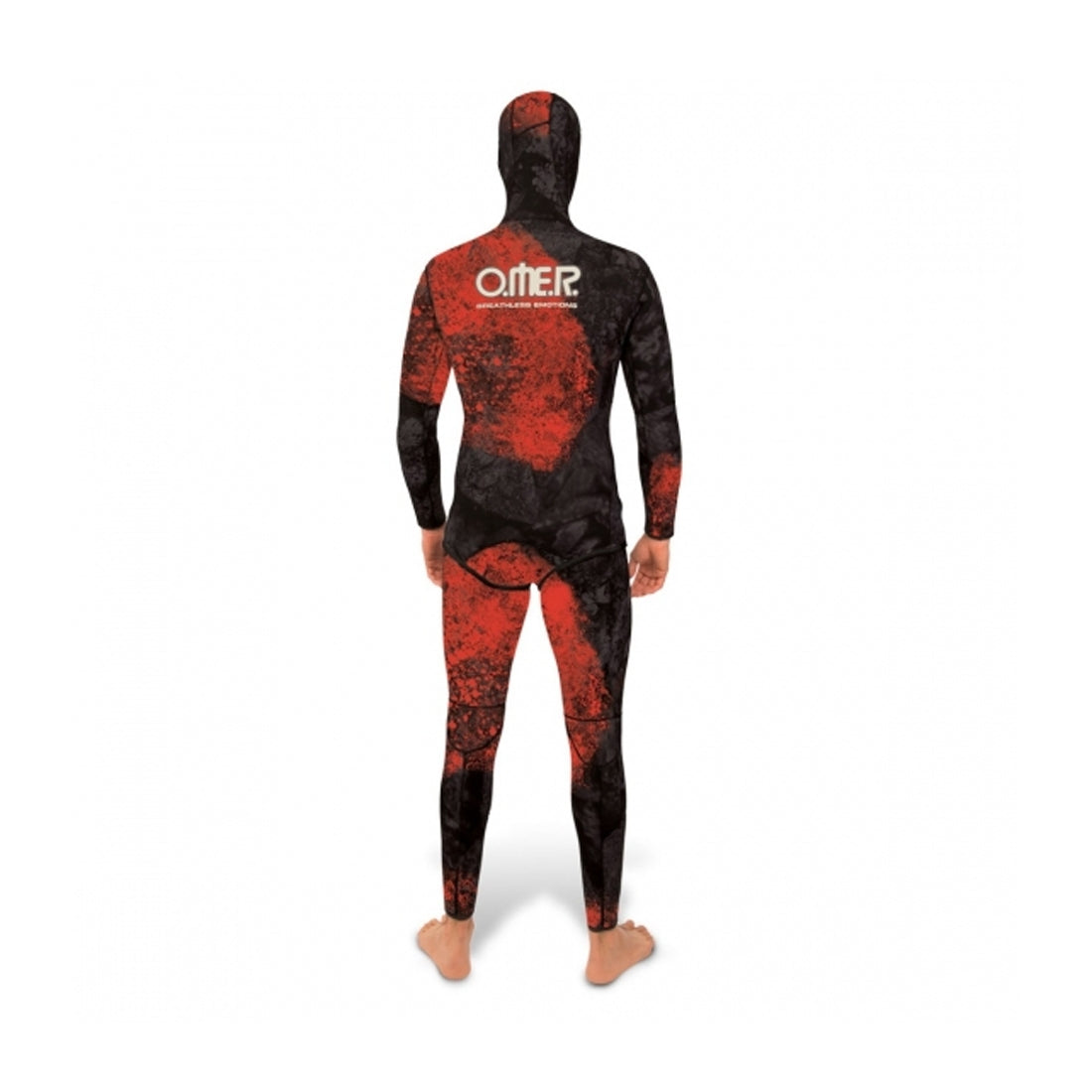 Mens 5mm wetsuit camouflage two pieces of men's spearfishing warm